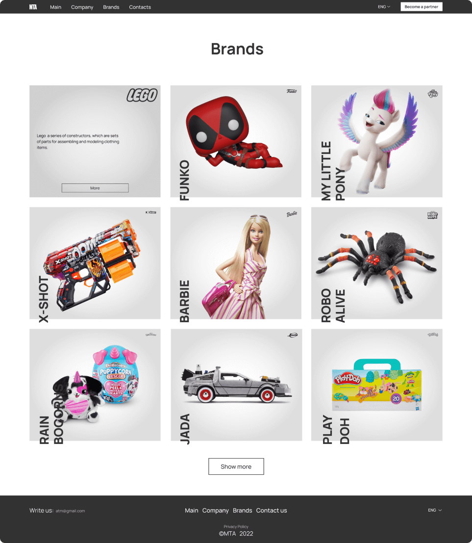 MTA PREVIEW BRAND LIST